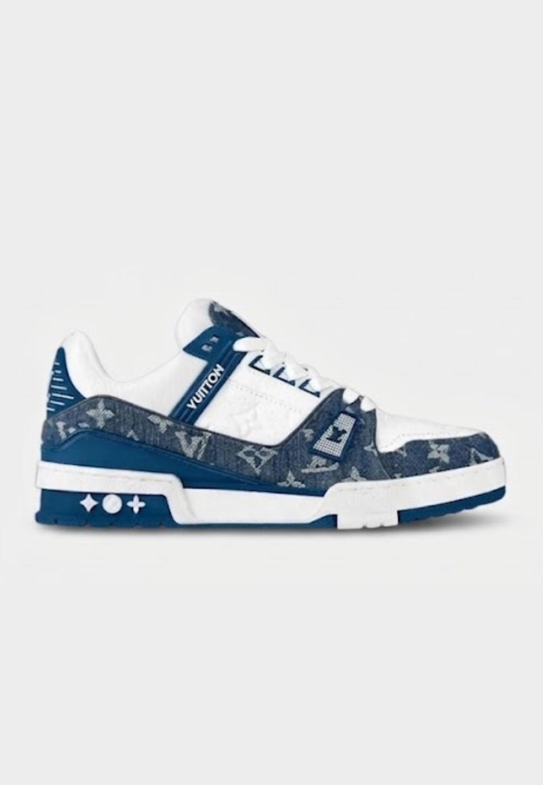 LV Trainers Blue e Bianche