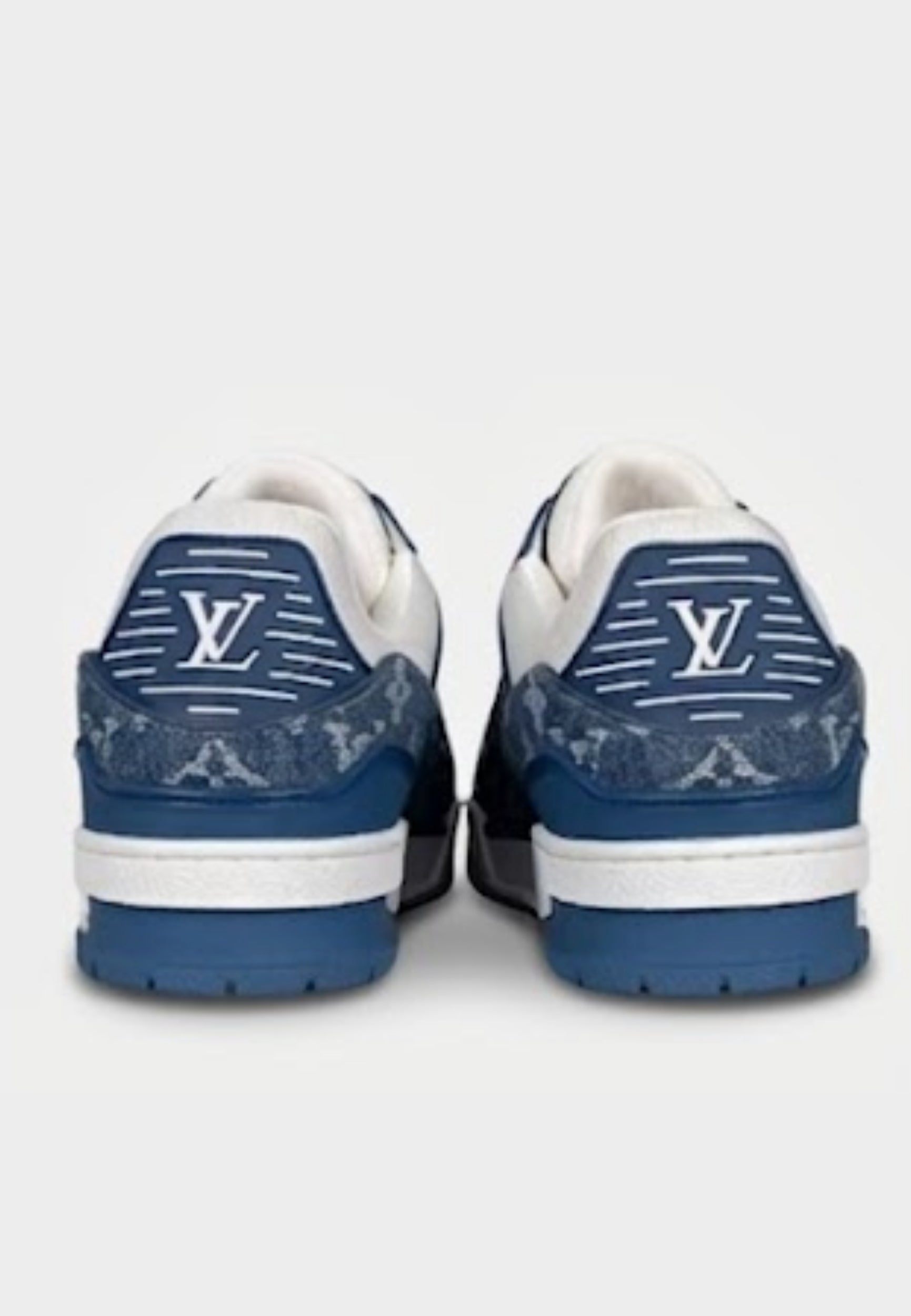 LV Trainers Blue e Bianche