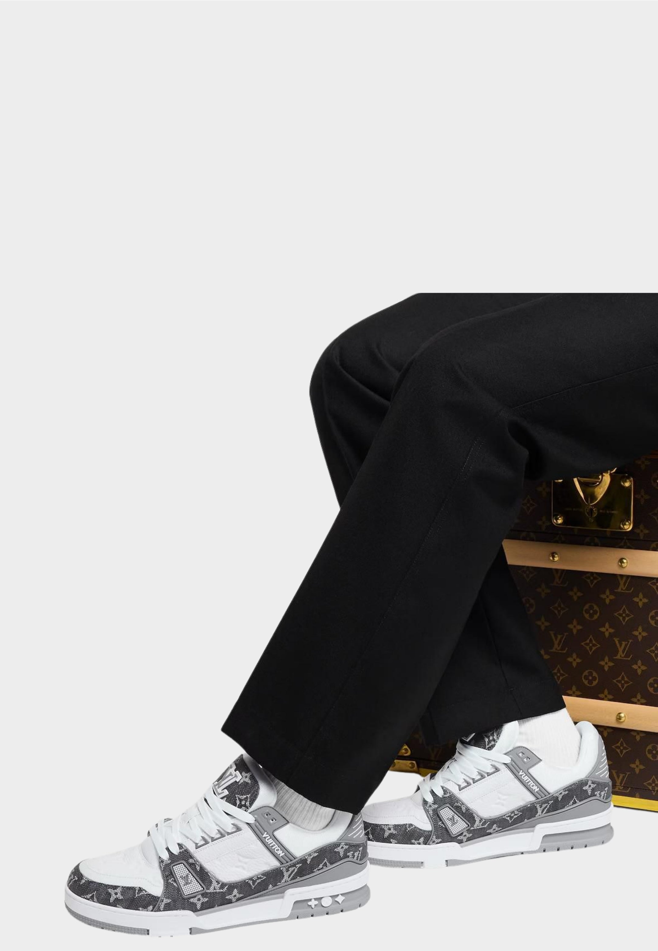 LV Trainers Grigie e Bianche