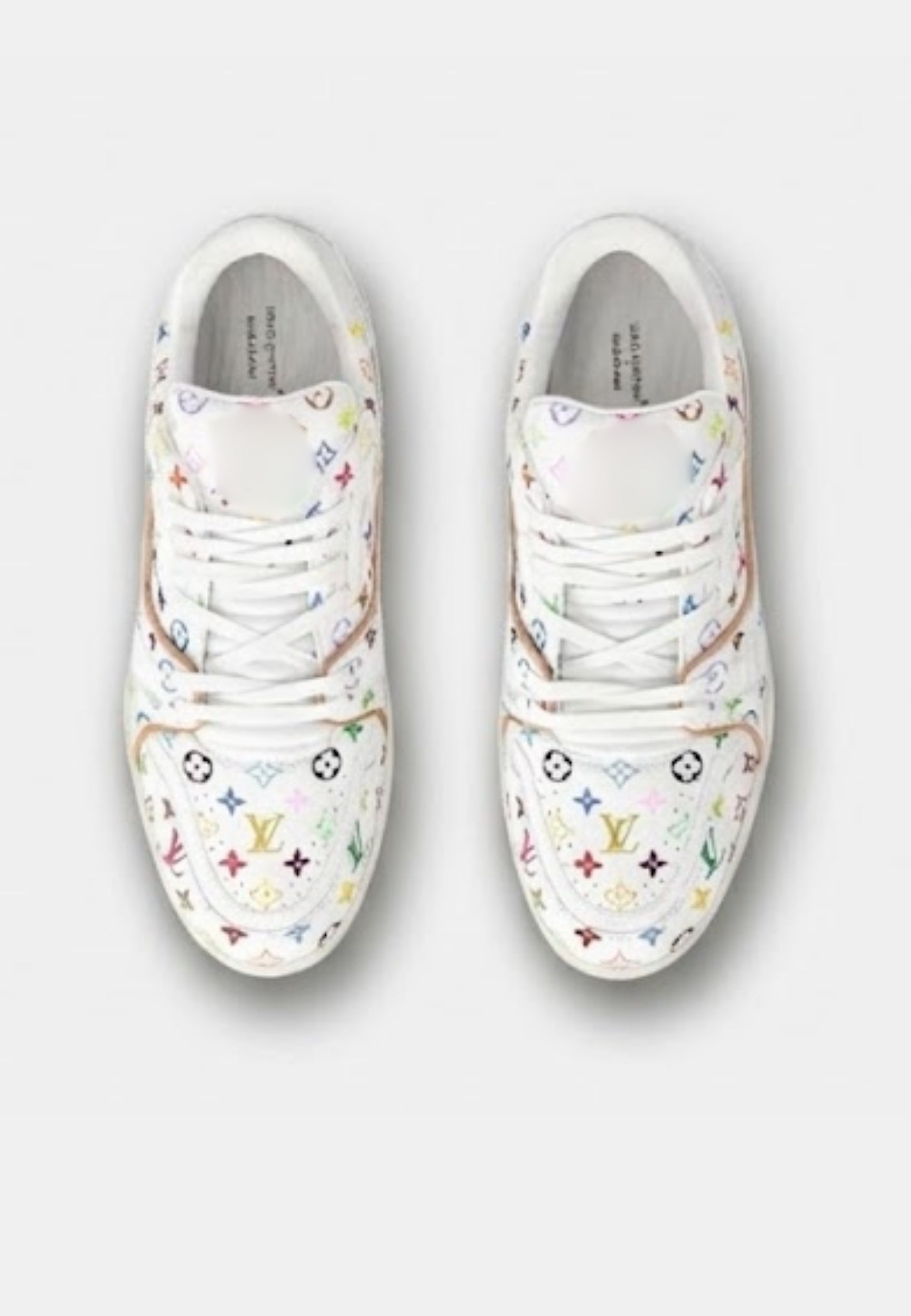LV Trainers Bianche Multicolor